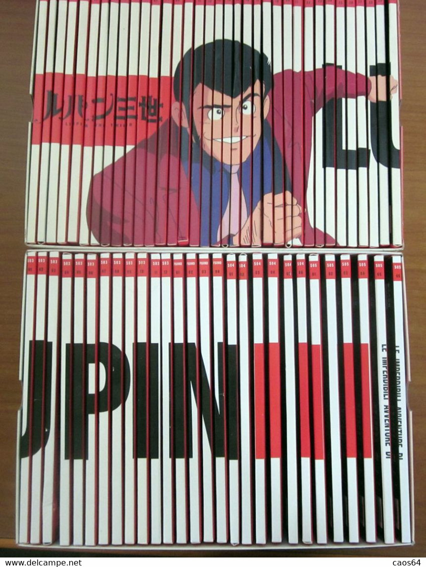 Lupin III Collezione Completa Con Fascicoli DVD New 2 Box - Manga
