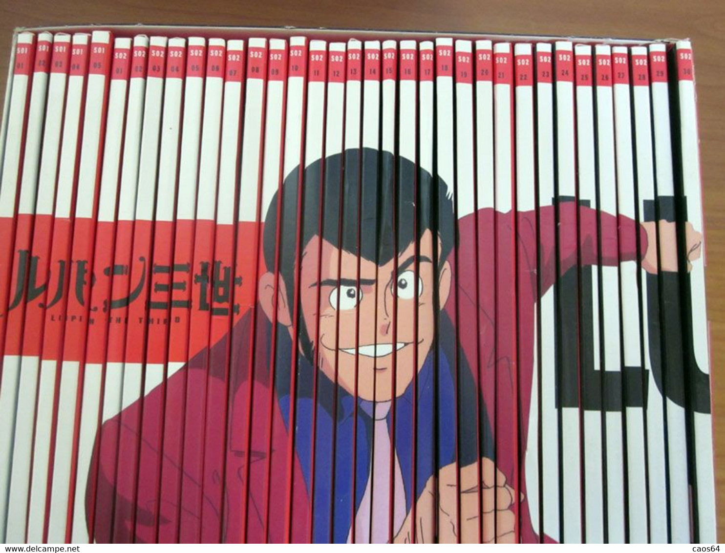 Lupin III Collezione Completa Con Fascicoli DVD New 2 Box - Manga