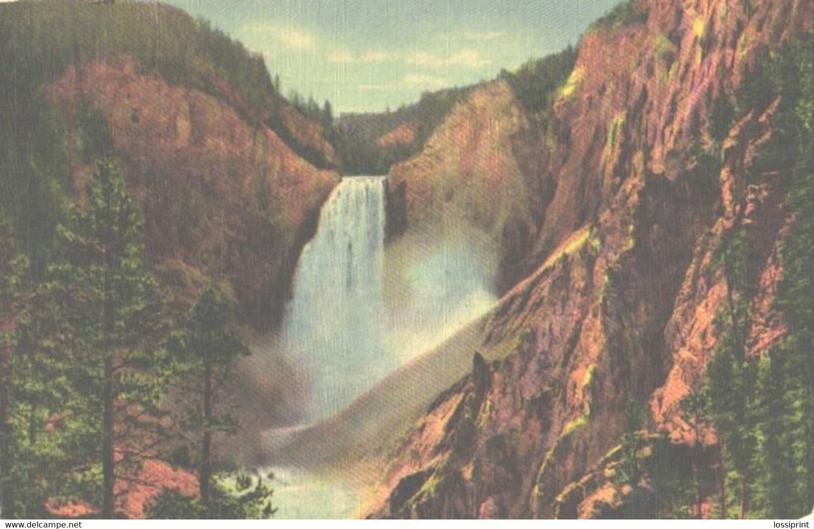 USA:Montana, Yellowstone National Park, Great Waterfalls - Great Falls