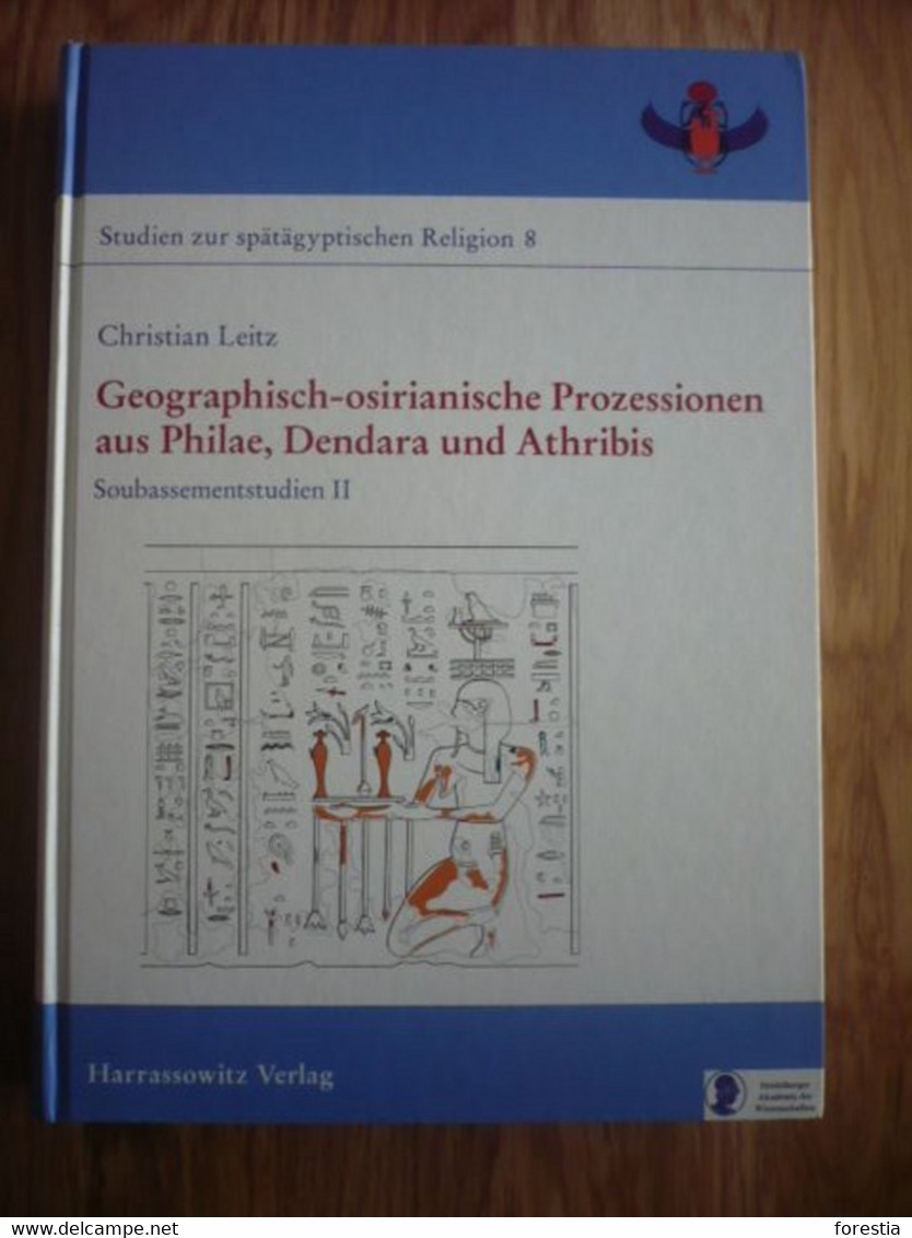 Geographisch-osirianische Prozessionen Aus Philae, Dendara Und Athribis: Soubassementstudien II - Archéologie