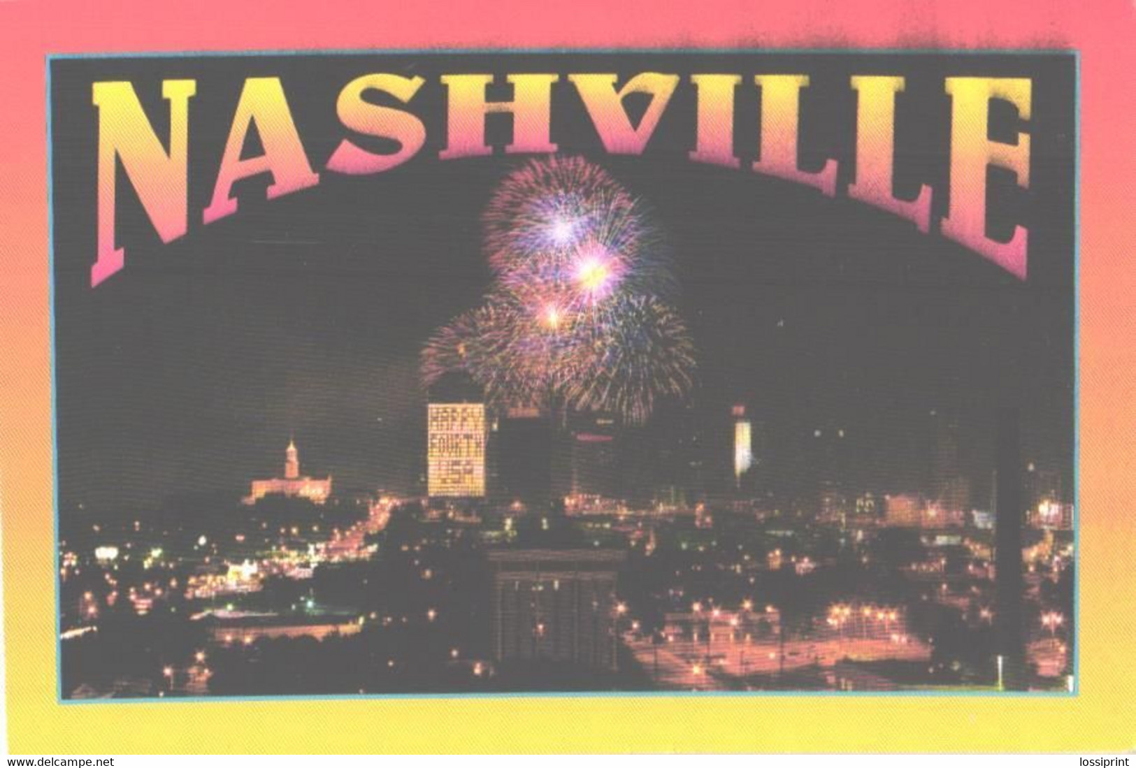 USA:Tennessee, Nashville, Illumination - Nashville