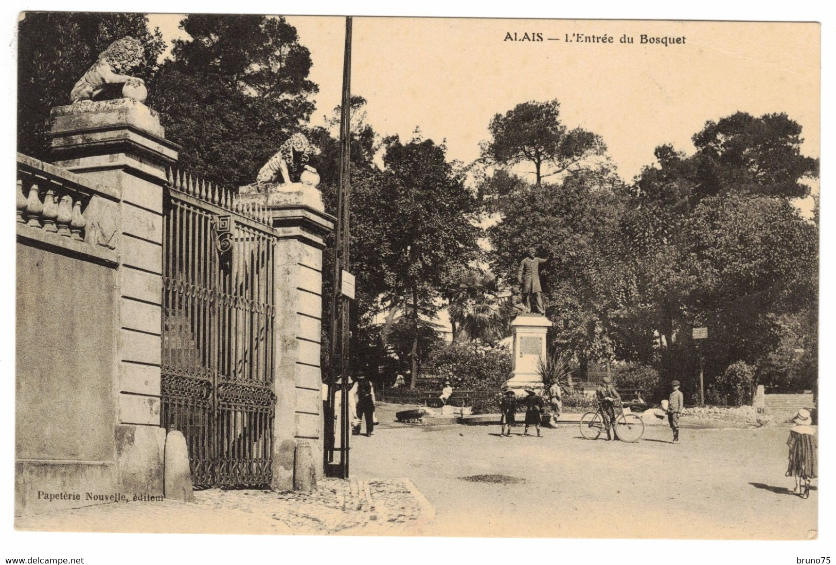 30 - ALAIS (Alès) - L'Entrée Du Bosquet - Alès