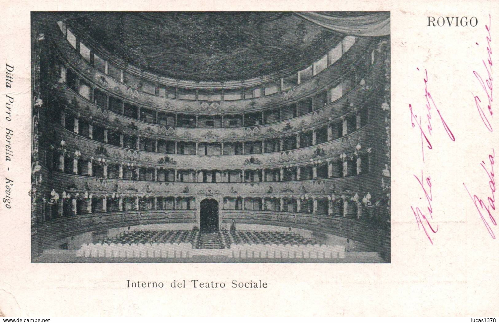 ROVIGO / INTERNO DEL TEATRO SOCIALE - Rovigo