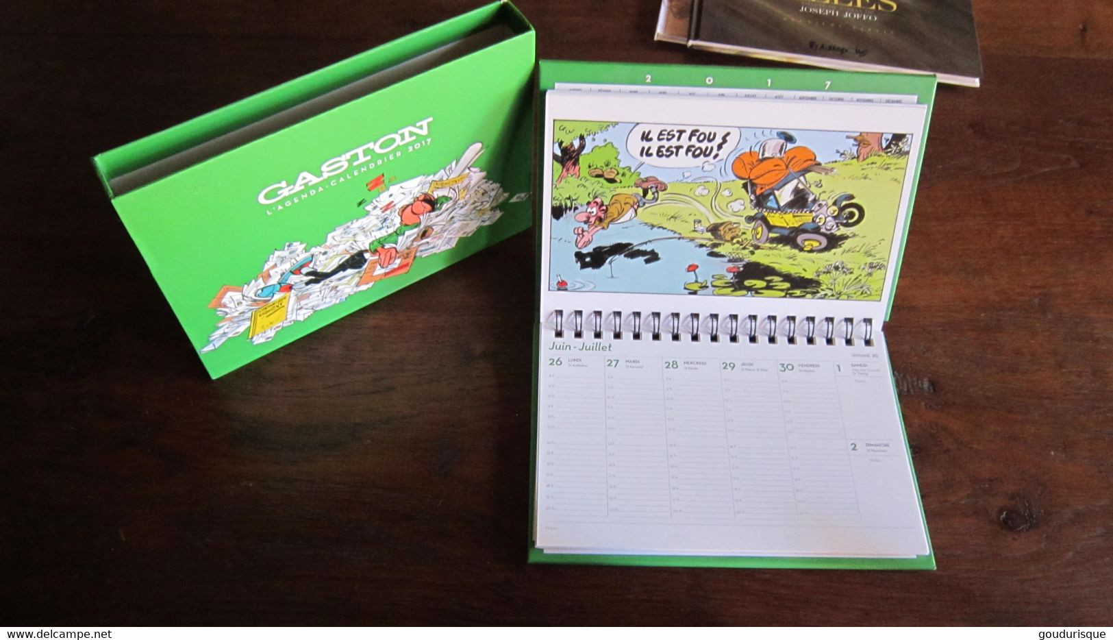 GASTON LAGAFFE  L'AGENDA CALENDRIER 2017 DE GASTON  FRANQUIN - Gaston