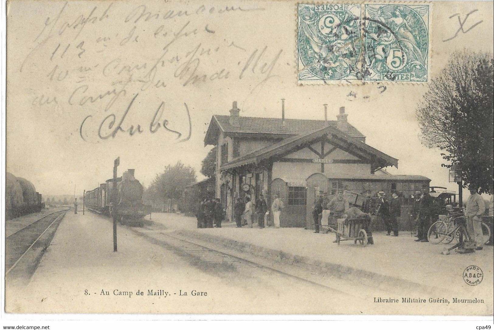 10  AU  CAMP  DE MAILLY  LA  GARE - Mailly-le-Camp