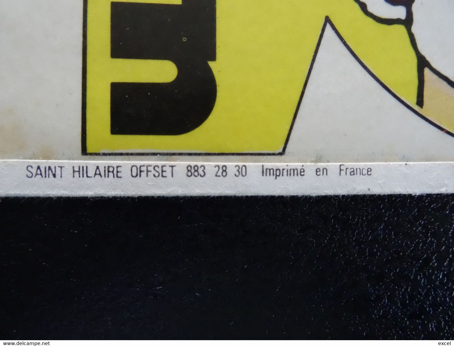 Autocollant Tintin - Supplément Journal Tintin N°21 1973 - Stickers