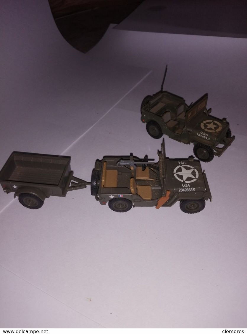 JEEPS METAL MAQUETTES 1/50em - Véhicules Militaires