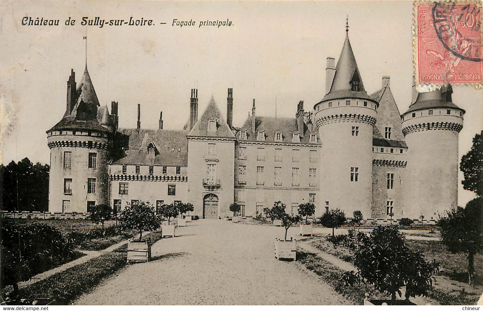 CHATEAU DE SULLY SUR LOIRE FACADE PRINCIPALE - Sully Sur Loire