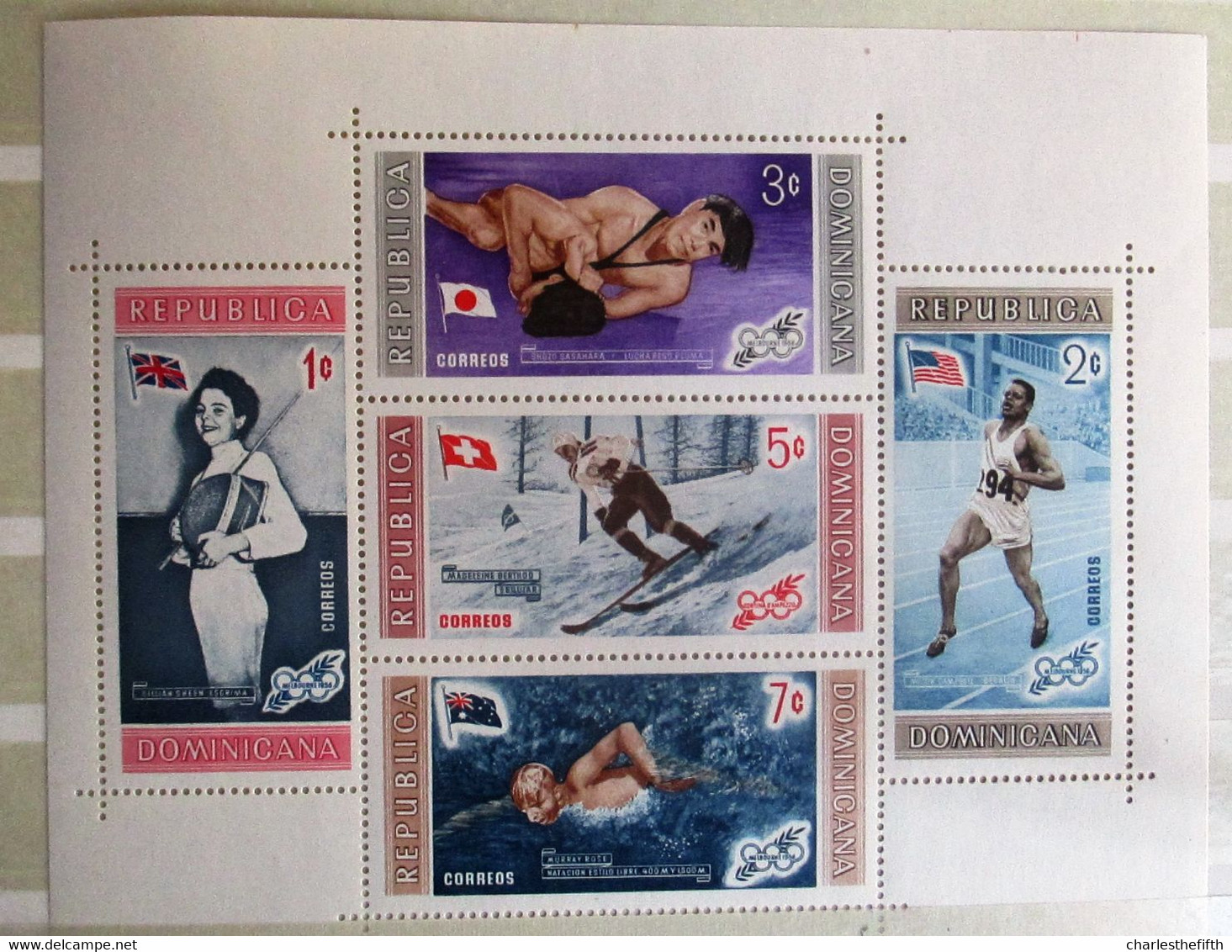 WORLD 1952/1976 - SUPERB LOT OF MINT STAMPS * OLYMPIC GAMES AND SPORT OF DIFFERENT COUNTRIES * 535 STAMPS - 25 BLOCS !!