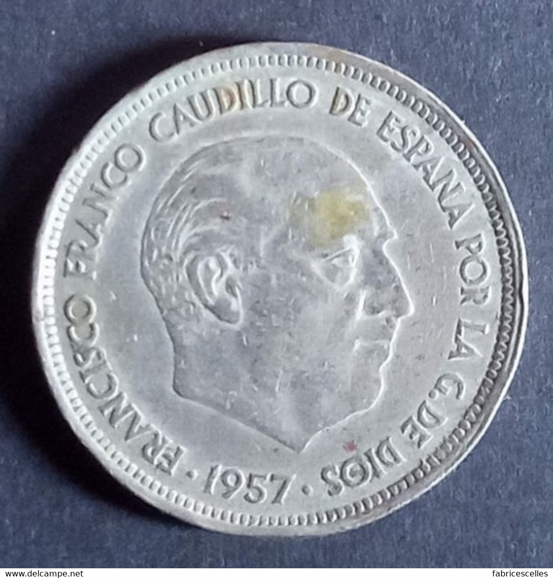 Espagne - Pièce De 50 Pesetas 1957 (Franco) - 50 Pesetas