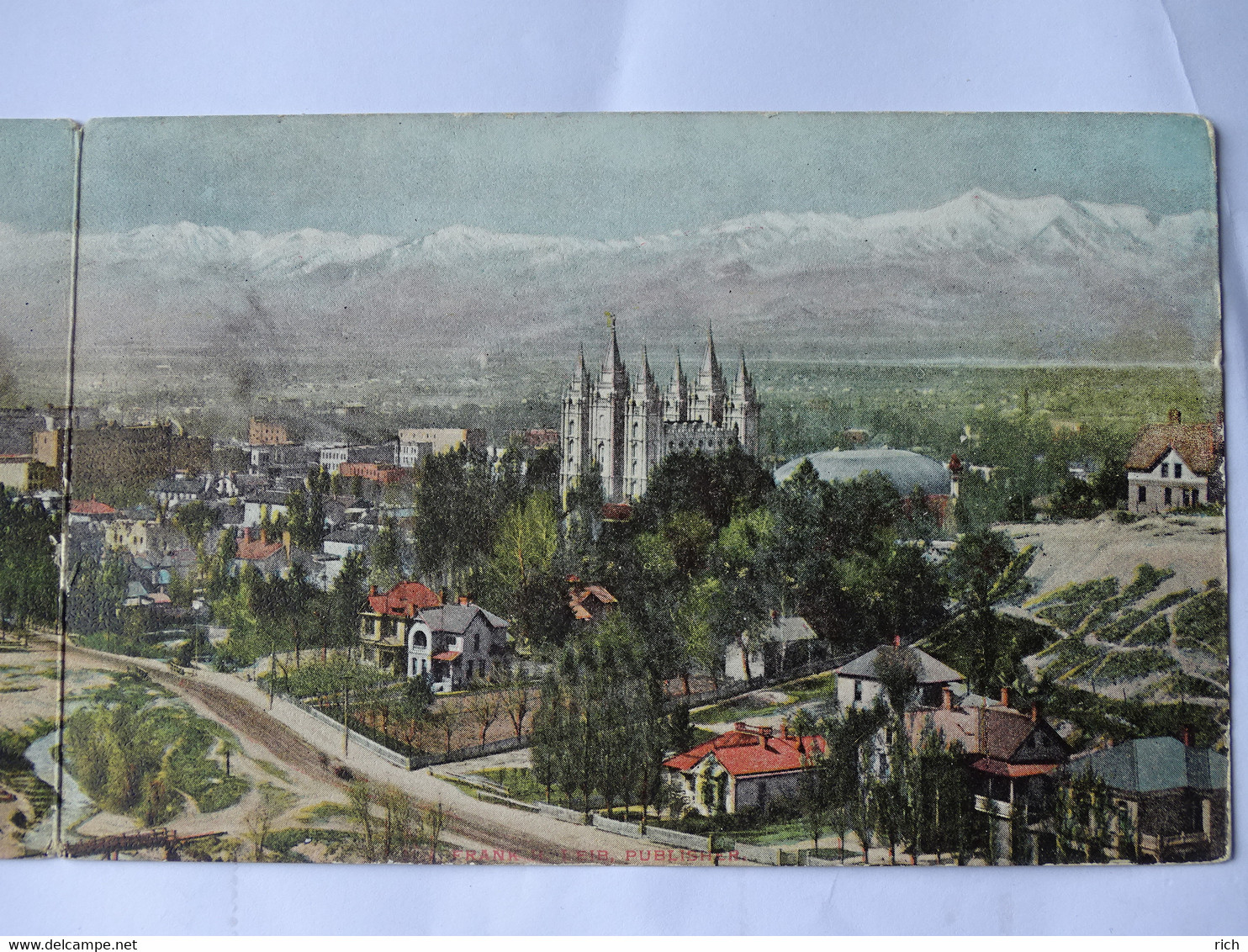 CPA - USA UT UTAH - Vue Panoramique - Birds Eye View Of Salt Kake City, Utah - Autres & Non Classés