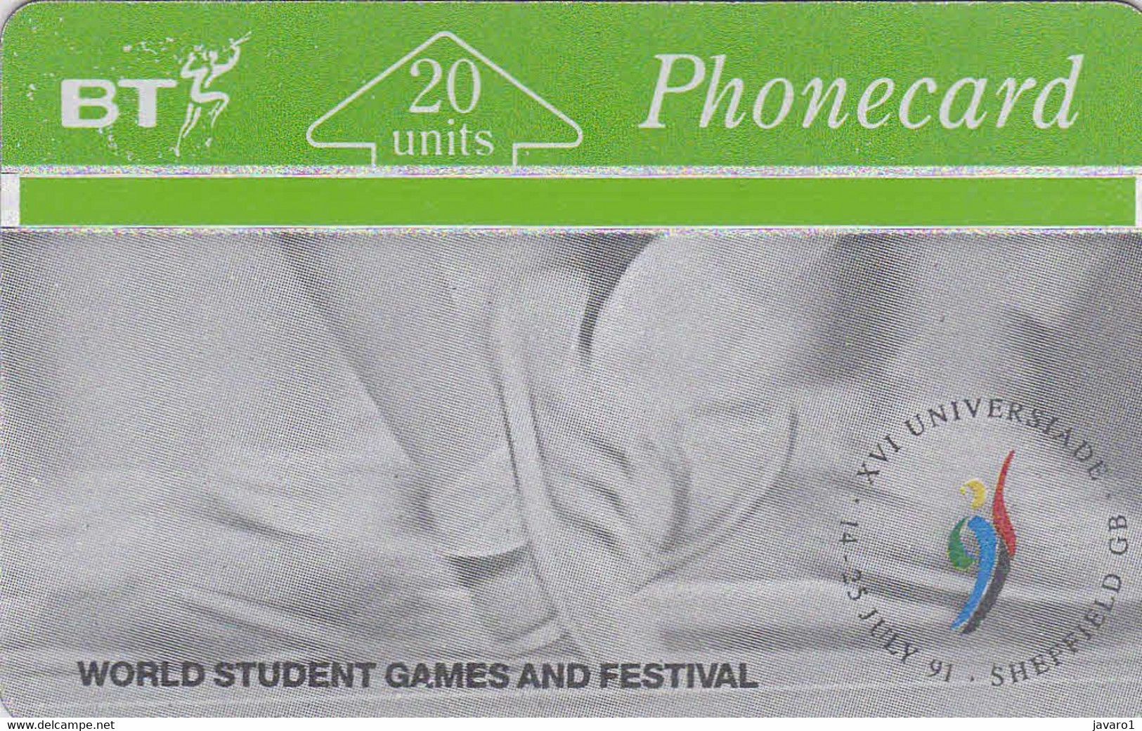 ENGLAND : BTC035 20u World Student GAmes + Fest ( Batch: 106A02869) MINT - BT Allgemeine