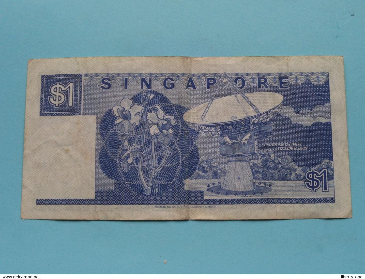 1 $ > Singapore One Dollar - A32 255136 ( For Grade, Please See Photo ) Used ! - Singapour