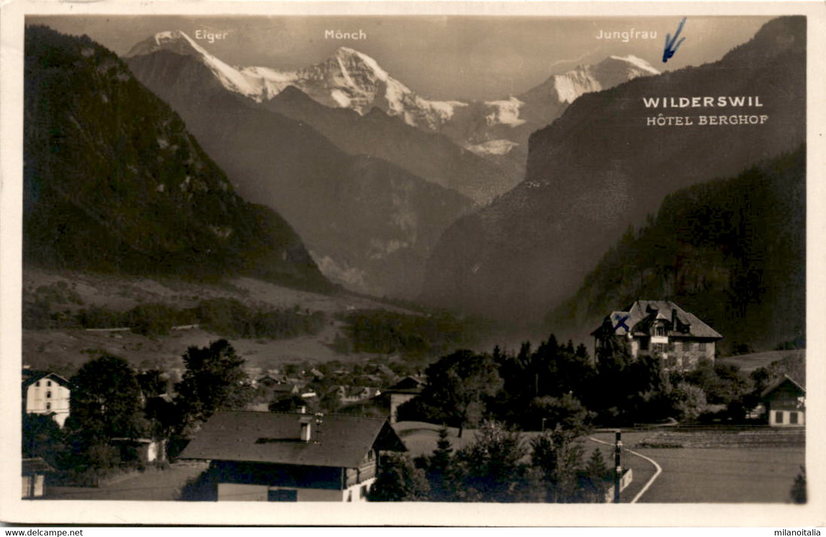 Wilderswil - Hotel Berghof * 2. 8. 1929 - Wilderswil