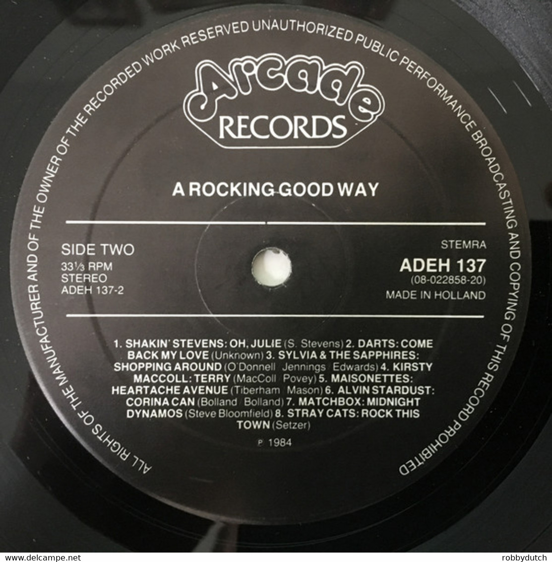 * LP *  A ROCKIN'  GOOD WAY - TRACEY ULLMAN / SHAKIN'  STEVENS / STRAY CATS / MATCHBOX A.o. - Compilations