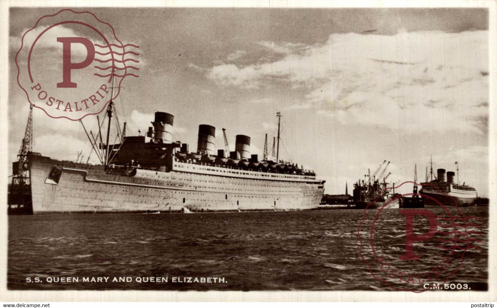 QUEEN MARY Et QUEEN ELIZABETH    WHITE STAR LINER - Steamers