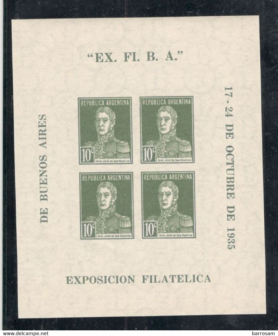 ARGENTINA......1935:Michel Block 1 Mnh** - Blocks & Sheetlets