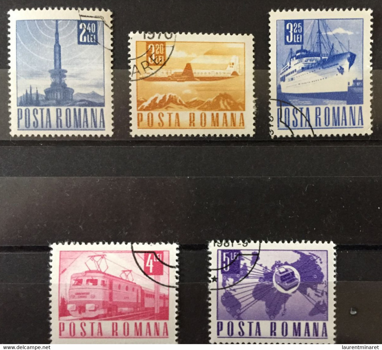 ROUMANIE / 1967-68 / N° Y&T : 2361 à 2365 - Gebraucht