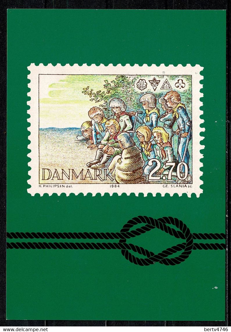 Danmark 1984 - Maximumcard Mi 805 (2 Scans) - Maximumkarten (MC)