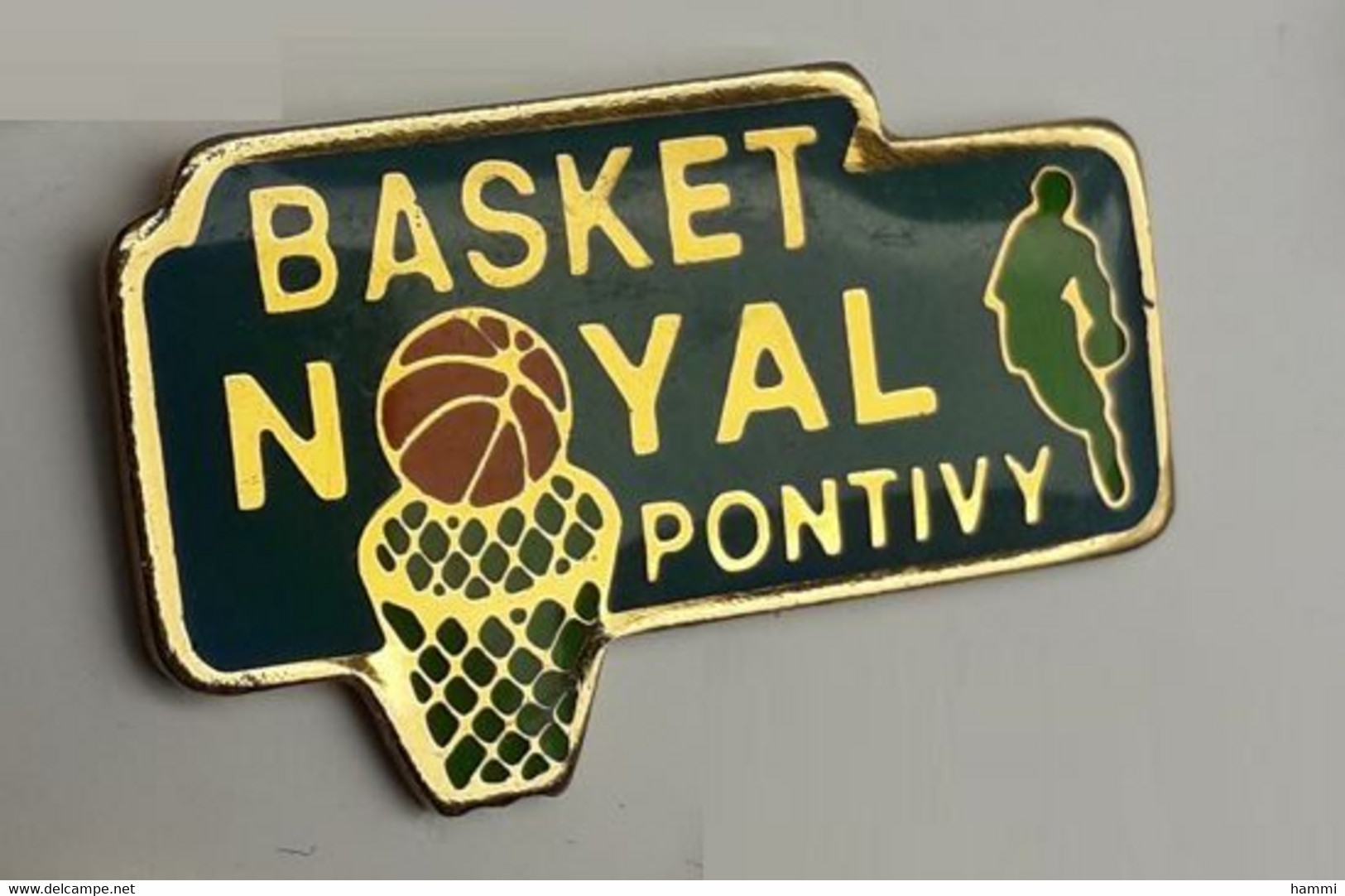SP246 Pin's Basketball Basket NOYAL PONTIVY Morbihan Achat Immédiat - Basketball