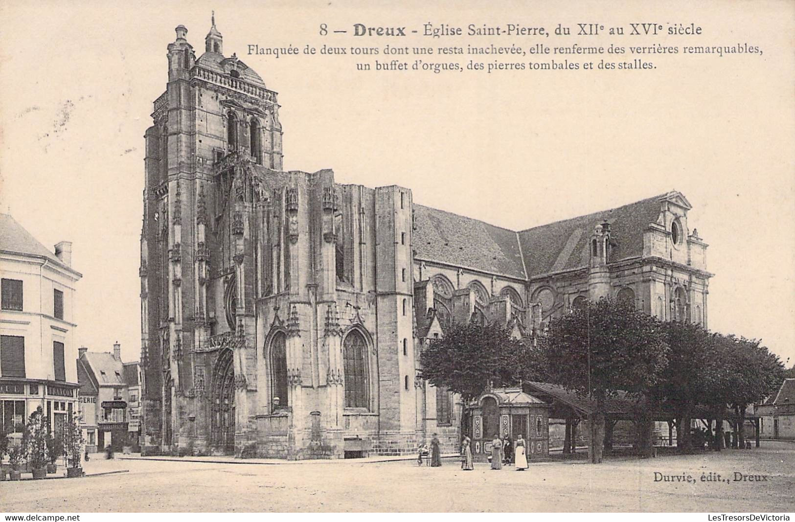 CPA - DREUX - Eglise St Pierre - - Dreux