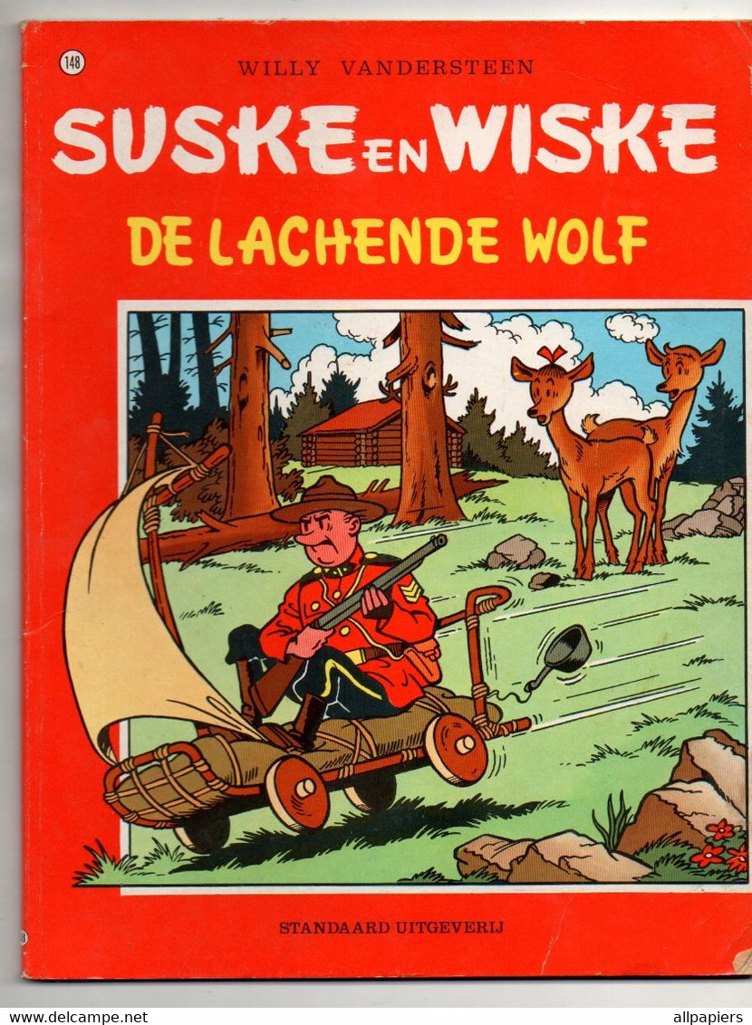 Suske En Wiske N°148 De Lachende Wolf Par Vandersteen - Standaard Uitgeverij De 1987 - D/1974/0034/13 - 15/5/1987 - Suske & Wiske