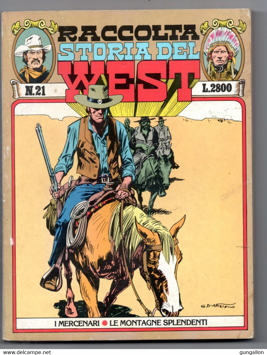 Storia Del West "Raccolta"(Daim Press 1990) N. 21 - Bonelli