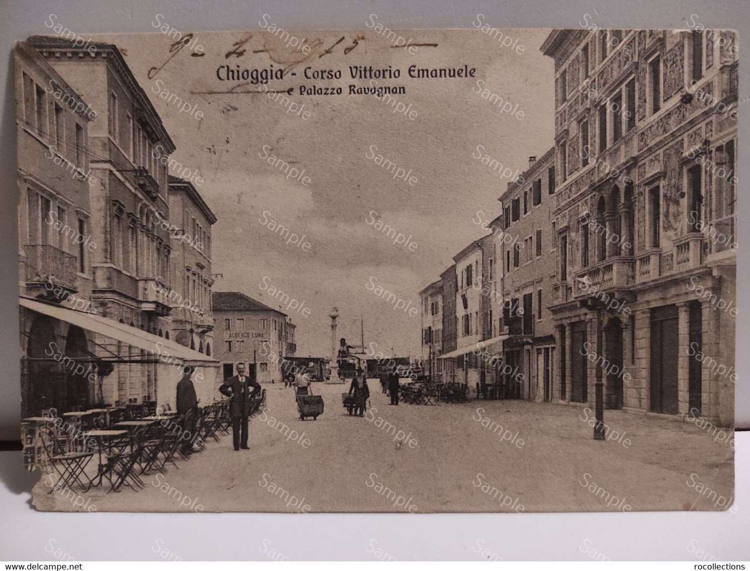 Italia CHIOGGIA Corso Vittorio Emanuele E Palazzo Ravagnan 1915 - Chioggia