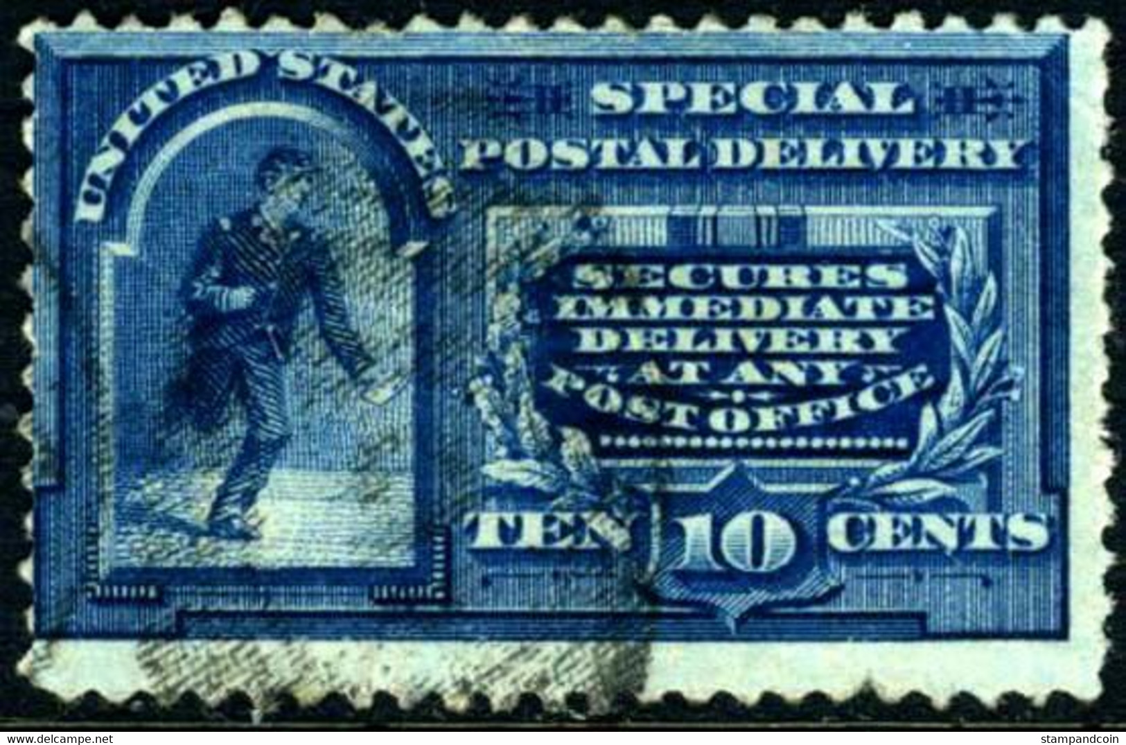 US Scarce E4 Used 10c Special Delivery From 1894 - Espressi & Raccomandate