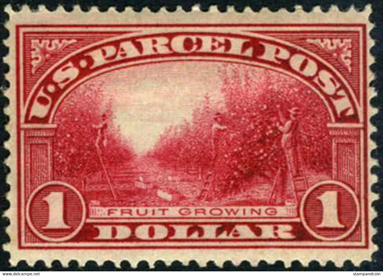 US Q12 VF Mint Hinged $1 Parcel Post Of 1913 - Reisgoedzegels