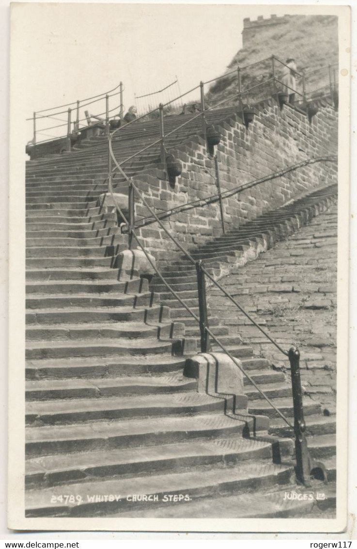 Whitby, Church Steps, 1969 Postcard - Whitby