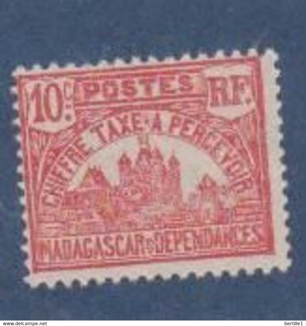 MADAGASCAR     N° YVERT  : TAXE 11  NEUF AVEC CHARNIERES  ( CHAR 4/ 30 ) - Postage Due