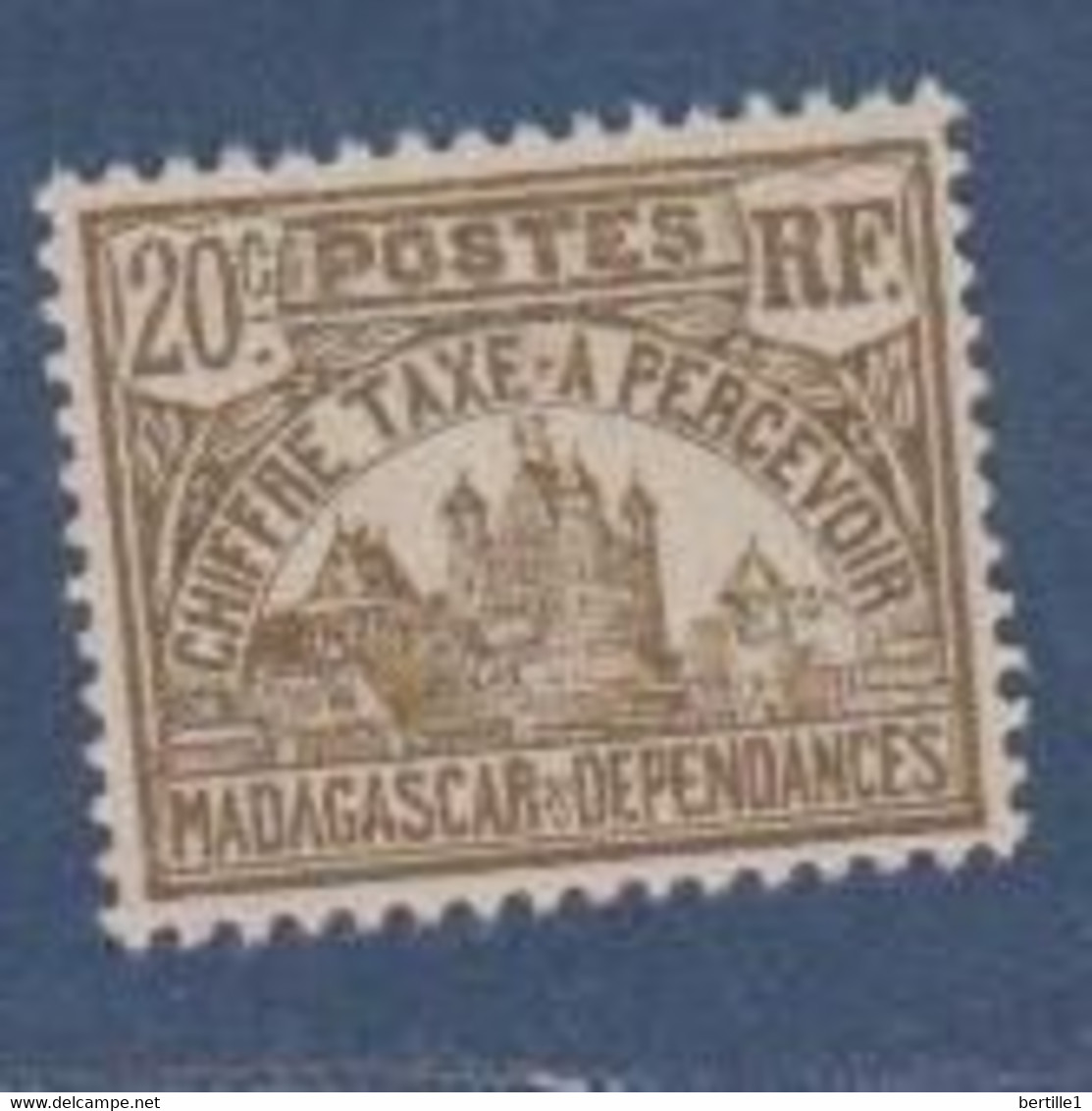 MADAGASCAR     N° YVERT  : TAXE 12  NEUF AVEC CHARNIERES  ( CHAR 4/ 30 ) - Timbres-taxe