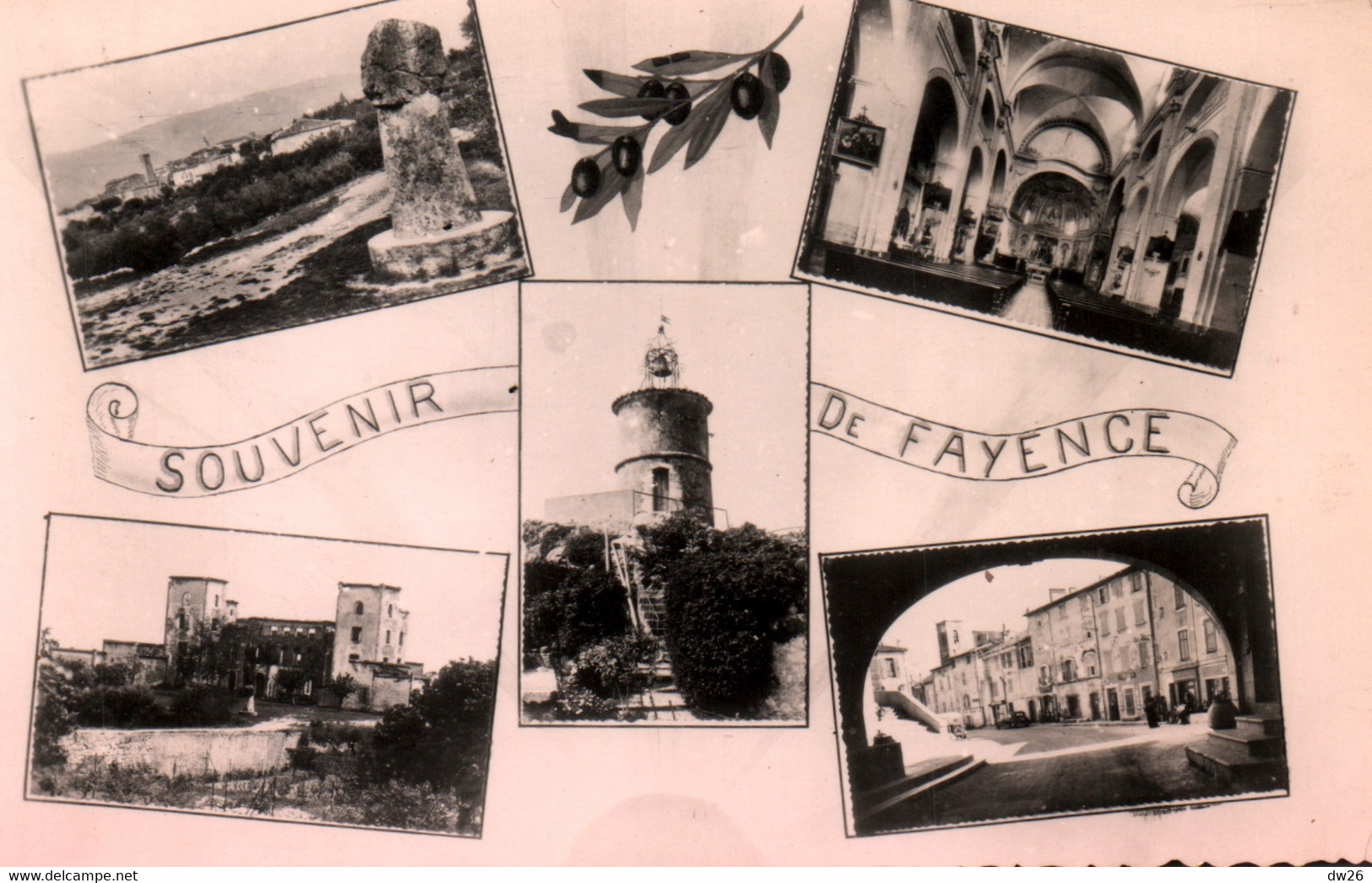 Souvenir De Fayence (Var) Multivues (Eglise, Vieille Tour...) Edition E.P.I. - Souvenir De...