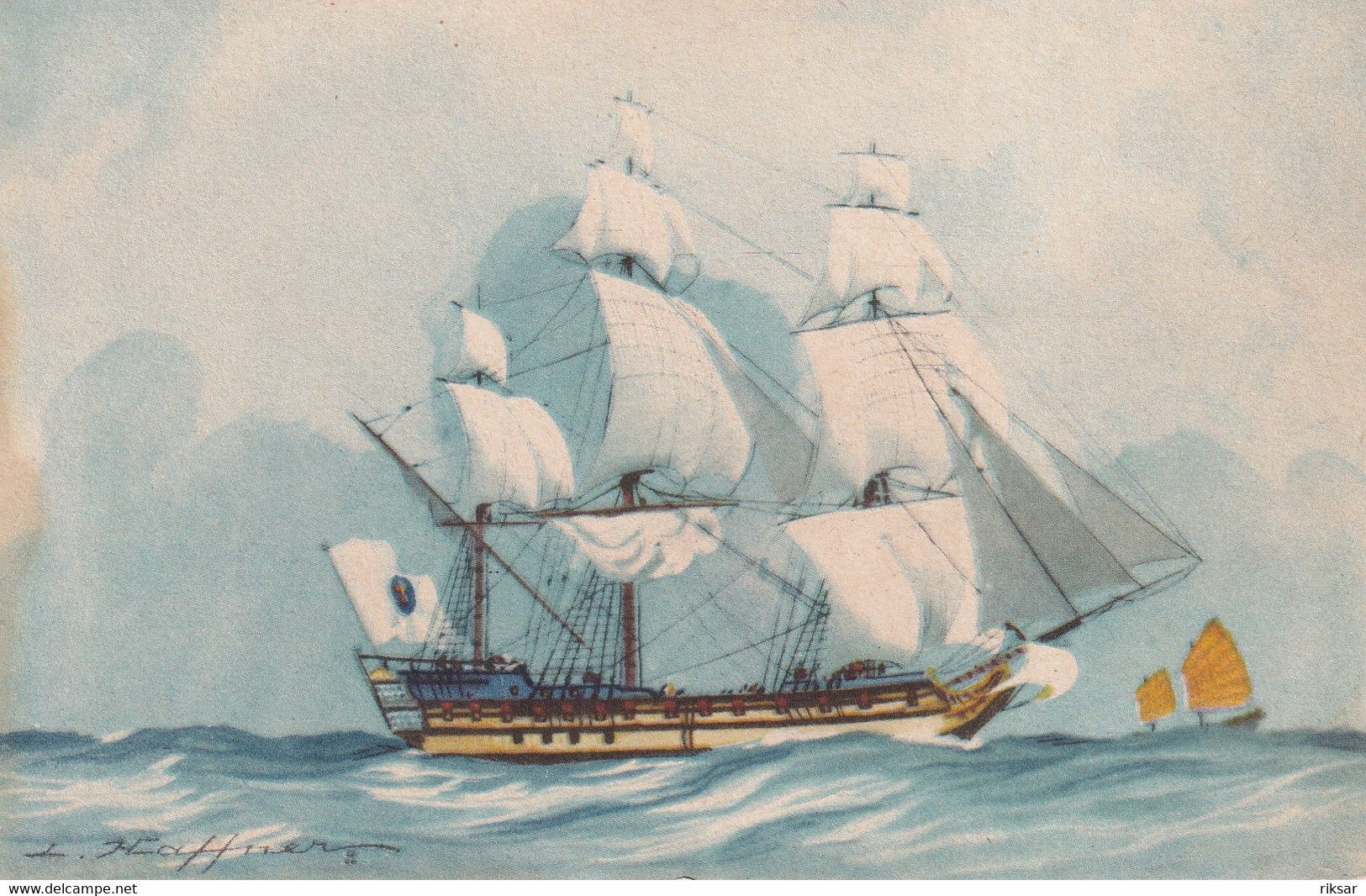 ILLUSTRATEUR(HAFFNER) BATEAU VOILIER - Haffner