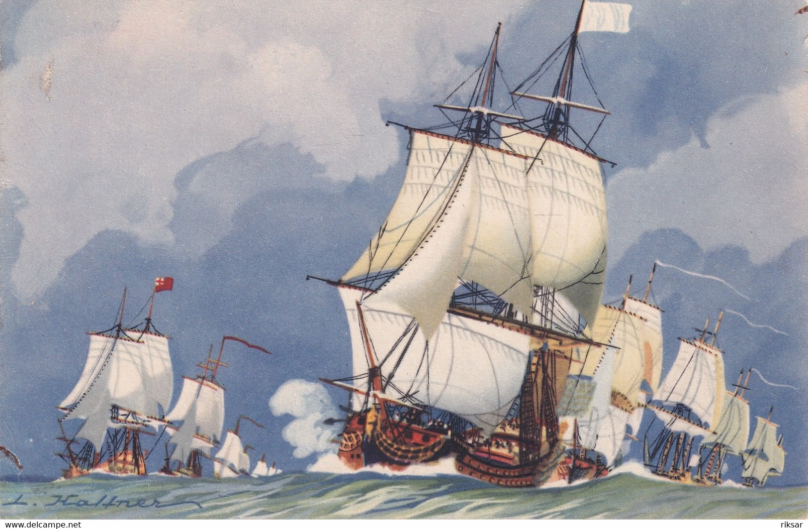 ILLUSTRATEUR(HAFFNER) BATEAU VOILIER - Haffner