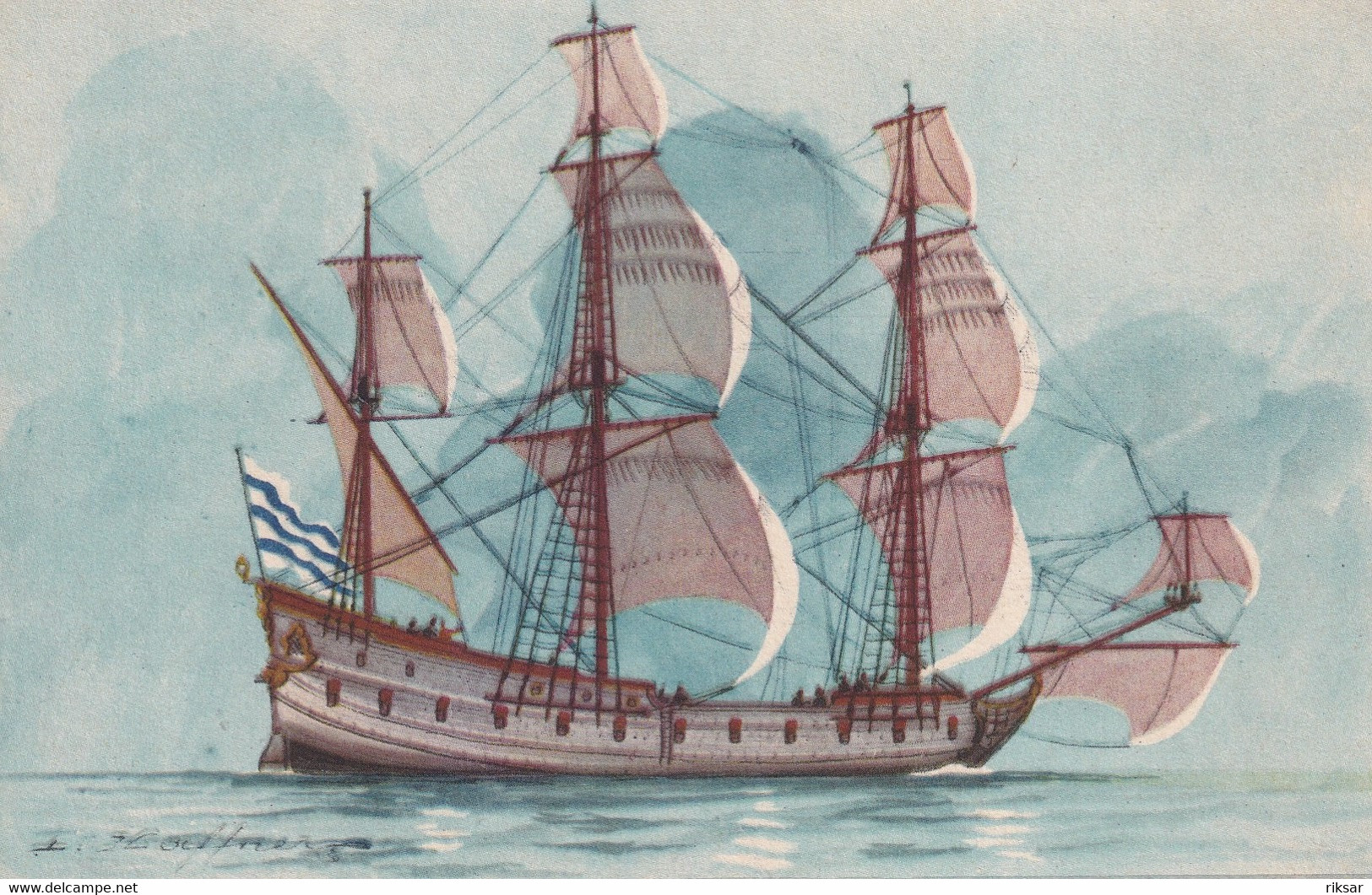 ILLUSTRATEUR(HAFFNER) BATEAU VOILIER - Haffner