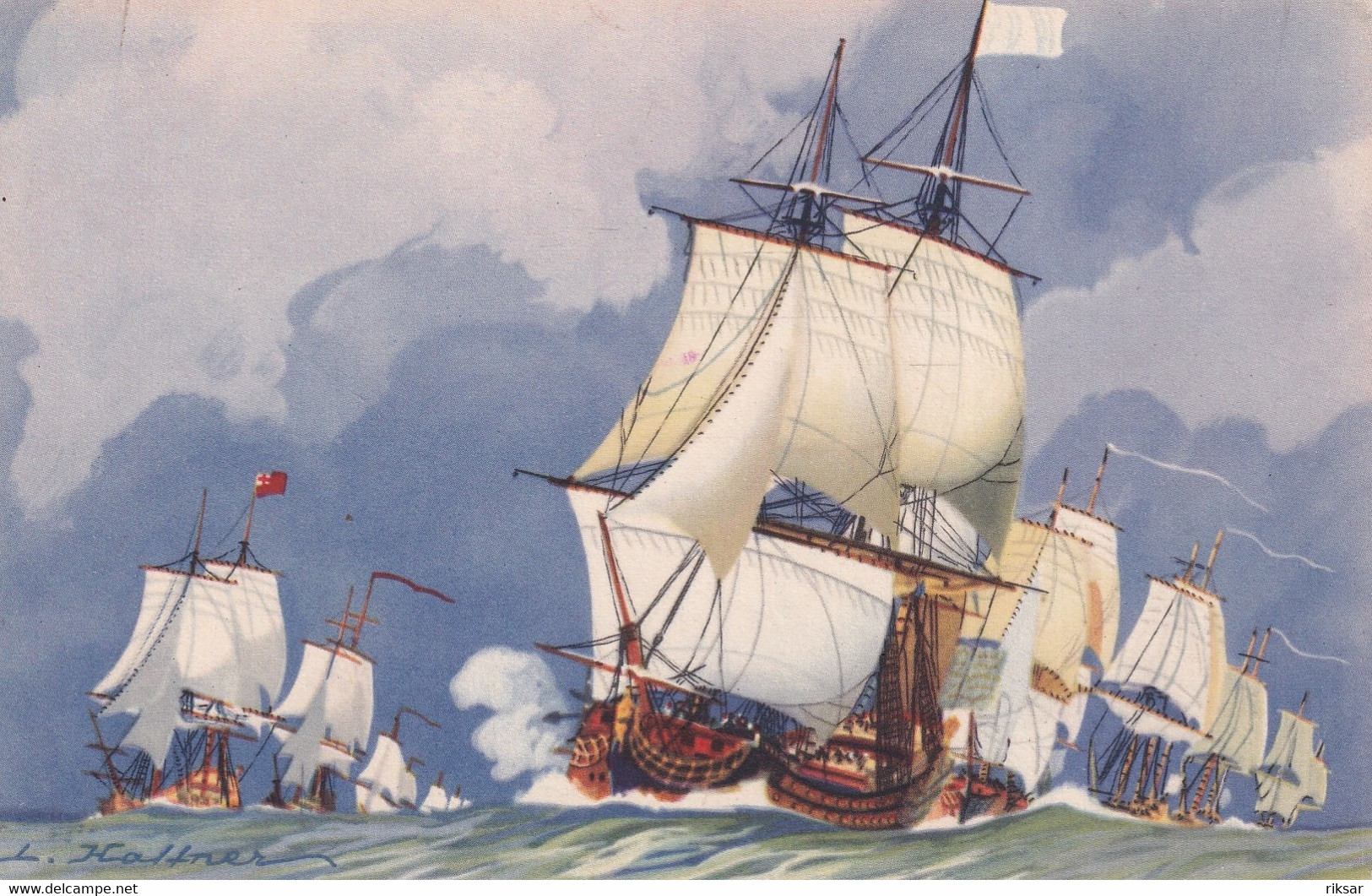 ILLUSTRATEUR(HAFFNER) BATEAU VOILIER - Haffner