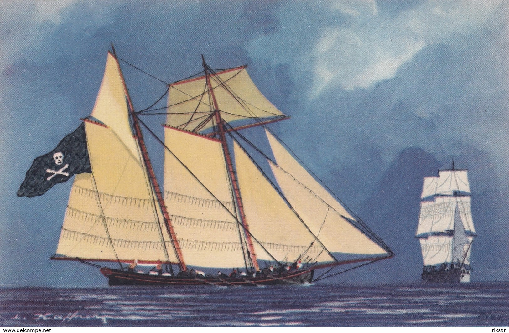 ILLUSTRATEUR(HAFFNER) BATEAU VOILIER - Haffner