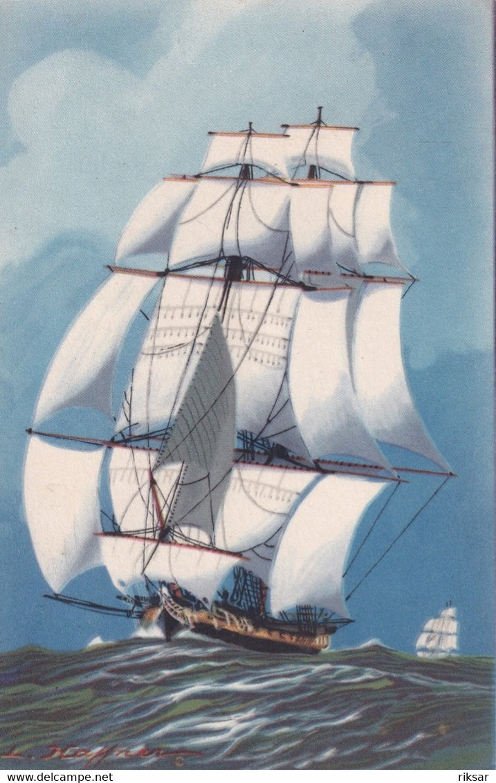 ILLUSTRATEUR(HAFFNER) BATEAU VOILIER - Haffner