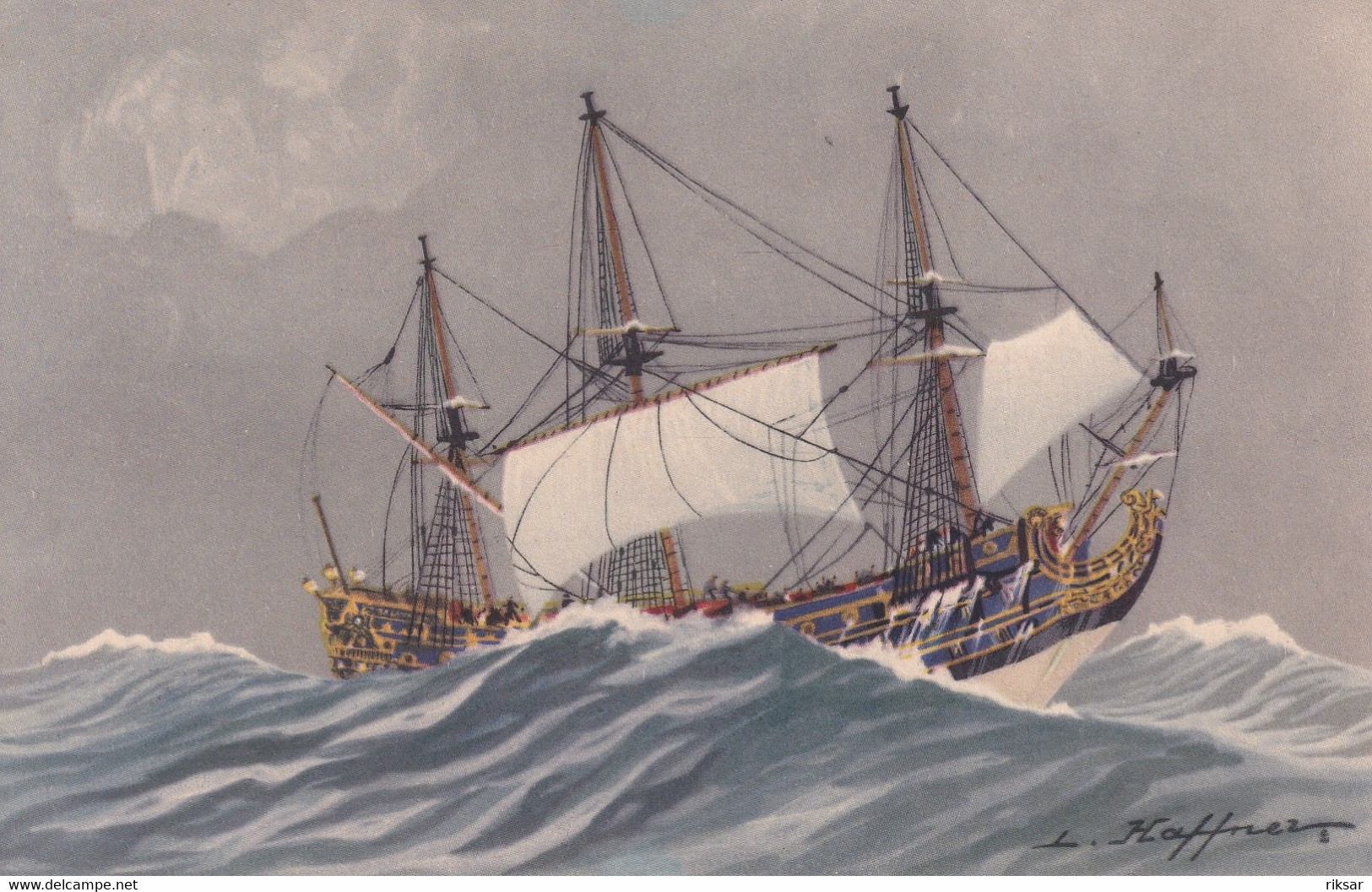 ILLUSTRATEUR(HAFFNER) BATEAU VOILIER - Haffner