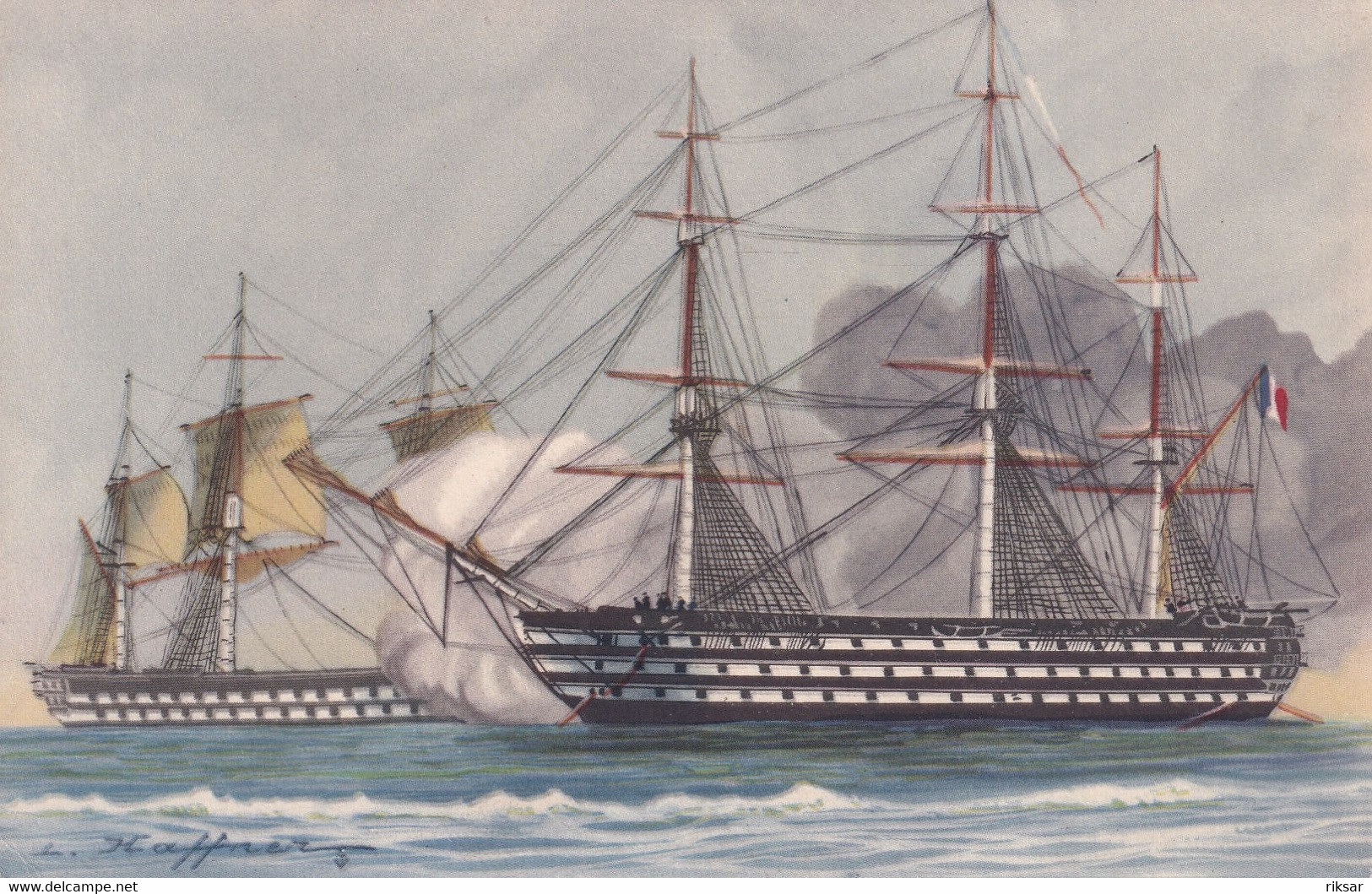 ILLUSTRATEUR(HAFFNER) BATEAU VOILIER - Haffner