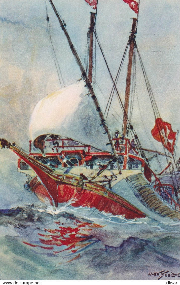 ILLUSTRATEUR(HAFFNER) BATEAU VOILIER - Haffner