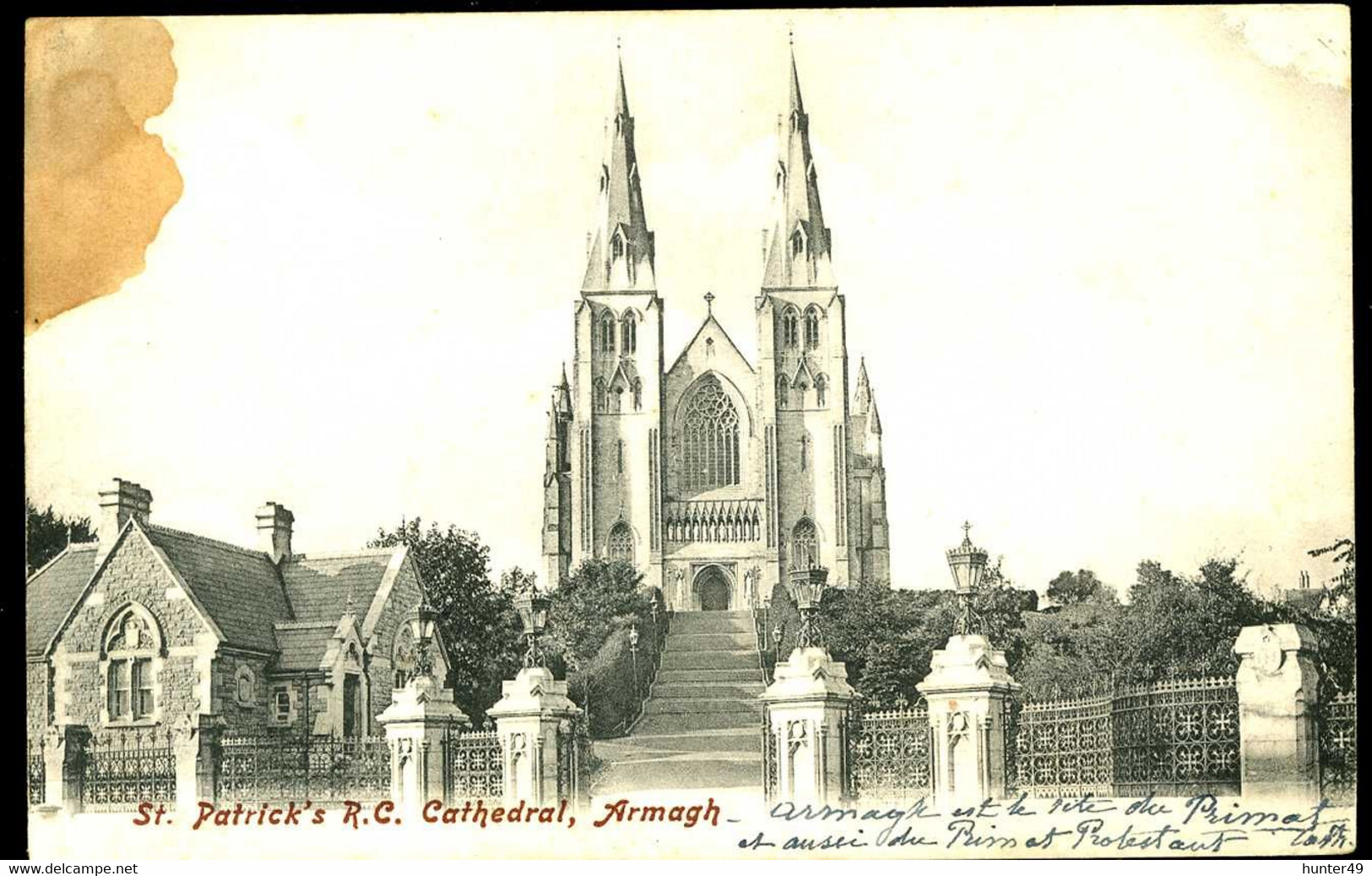 Armagh St Patrick's RC Cathedral Lawrence Carte Tachée Spoted Card - Armagh