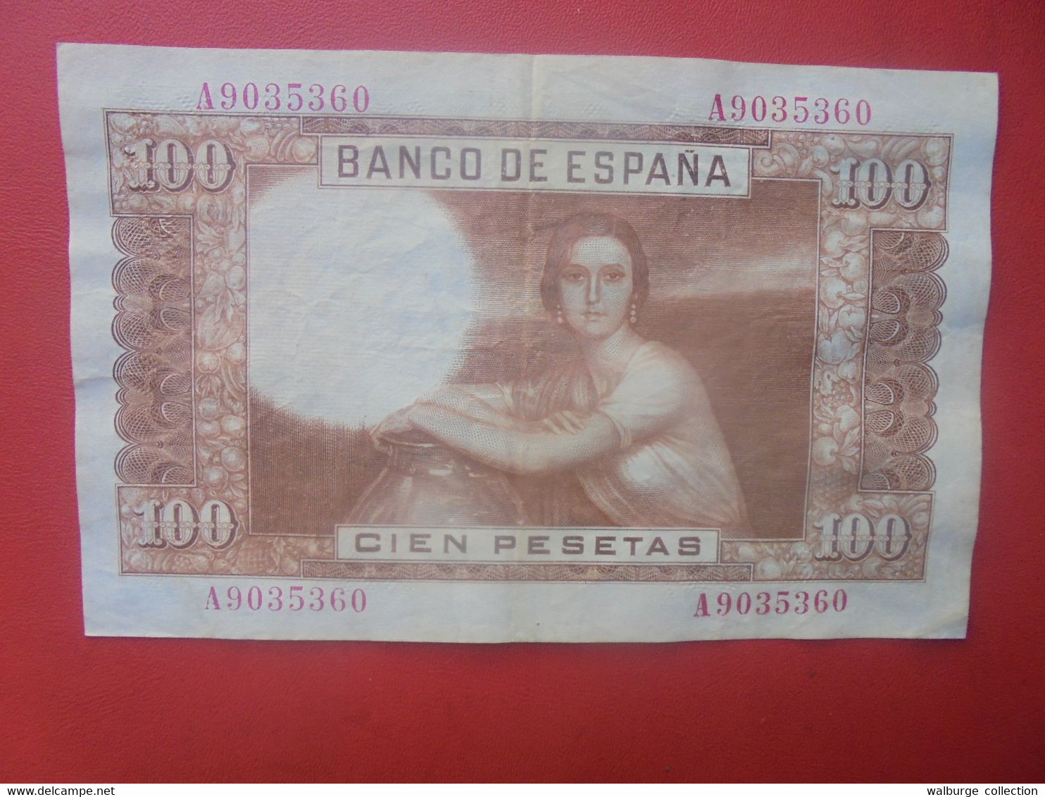 ESPAGNE 100 PESETAS 1953 "A" Circuler (L.5) - 100 Peseten