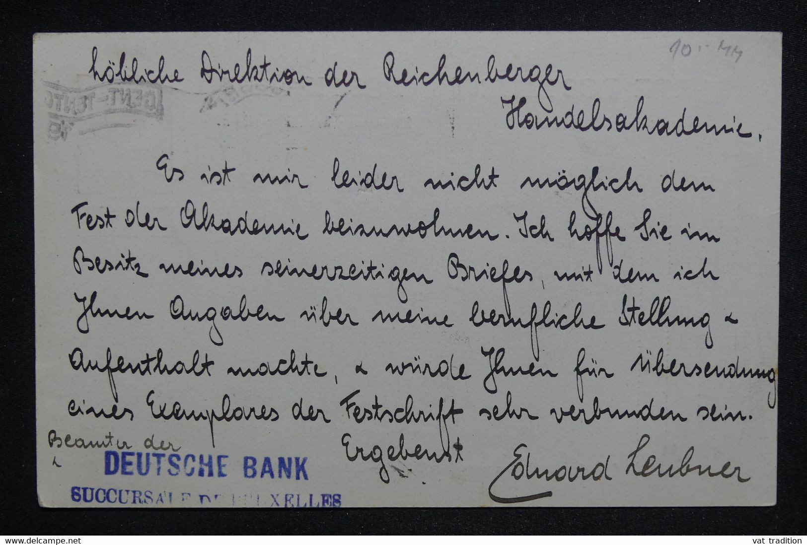 BELGIQUE - Entier Postal De Bruxelles Pour L'Allemagne En 1913 - L 124341 - Briefkaarten 1909-1934