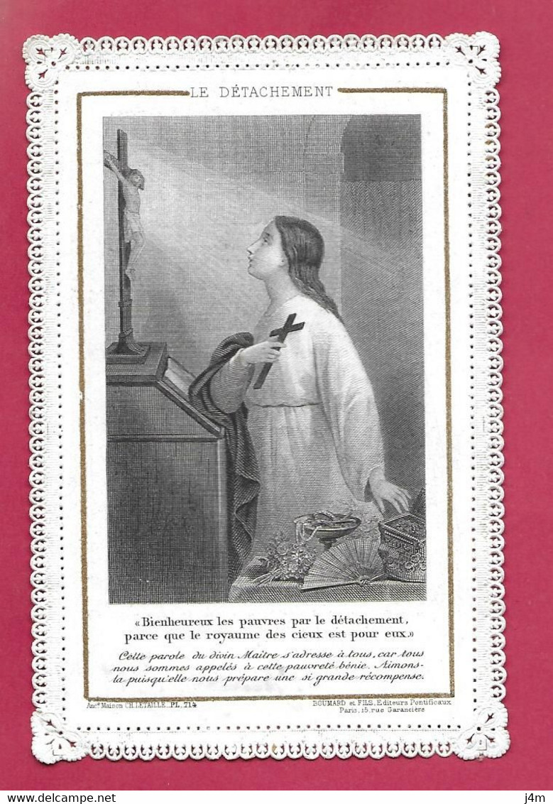 IMAGE PIEUSE/ CANIVET/ DENTELLE.. édit. Boumard PL 714.. Le Détachement - Devotion Images