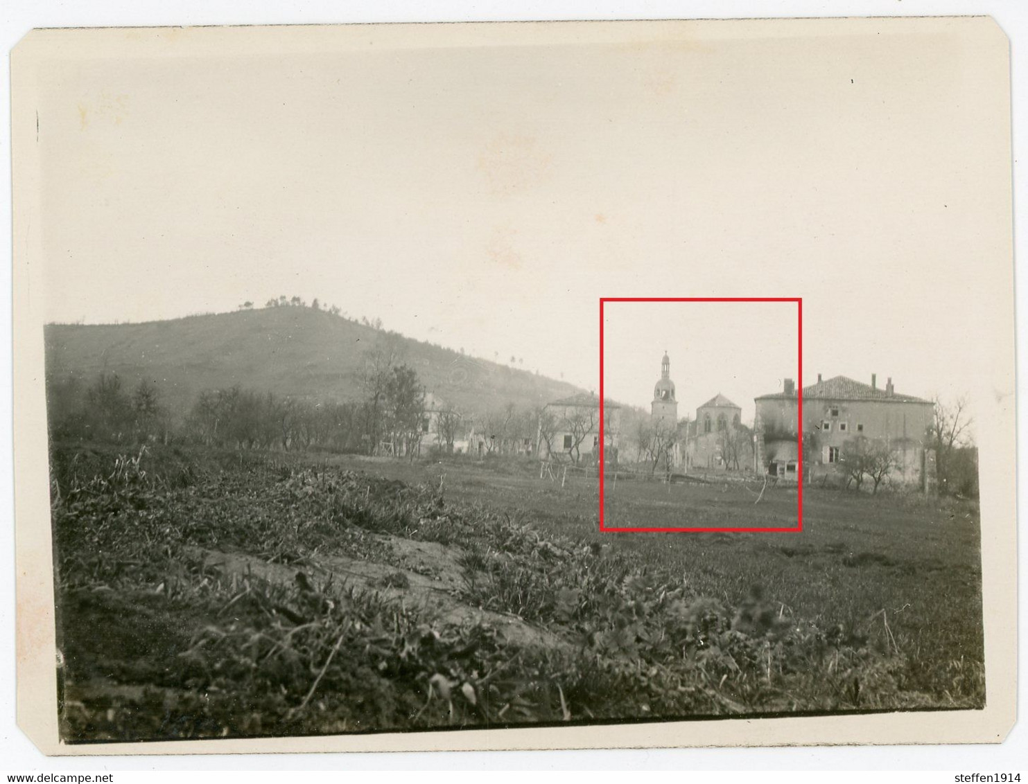 Allemande Photo / Frankreich Eglise Kirche /   14/18 - 1914-18