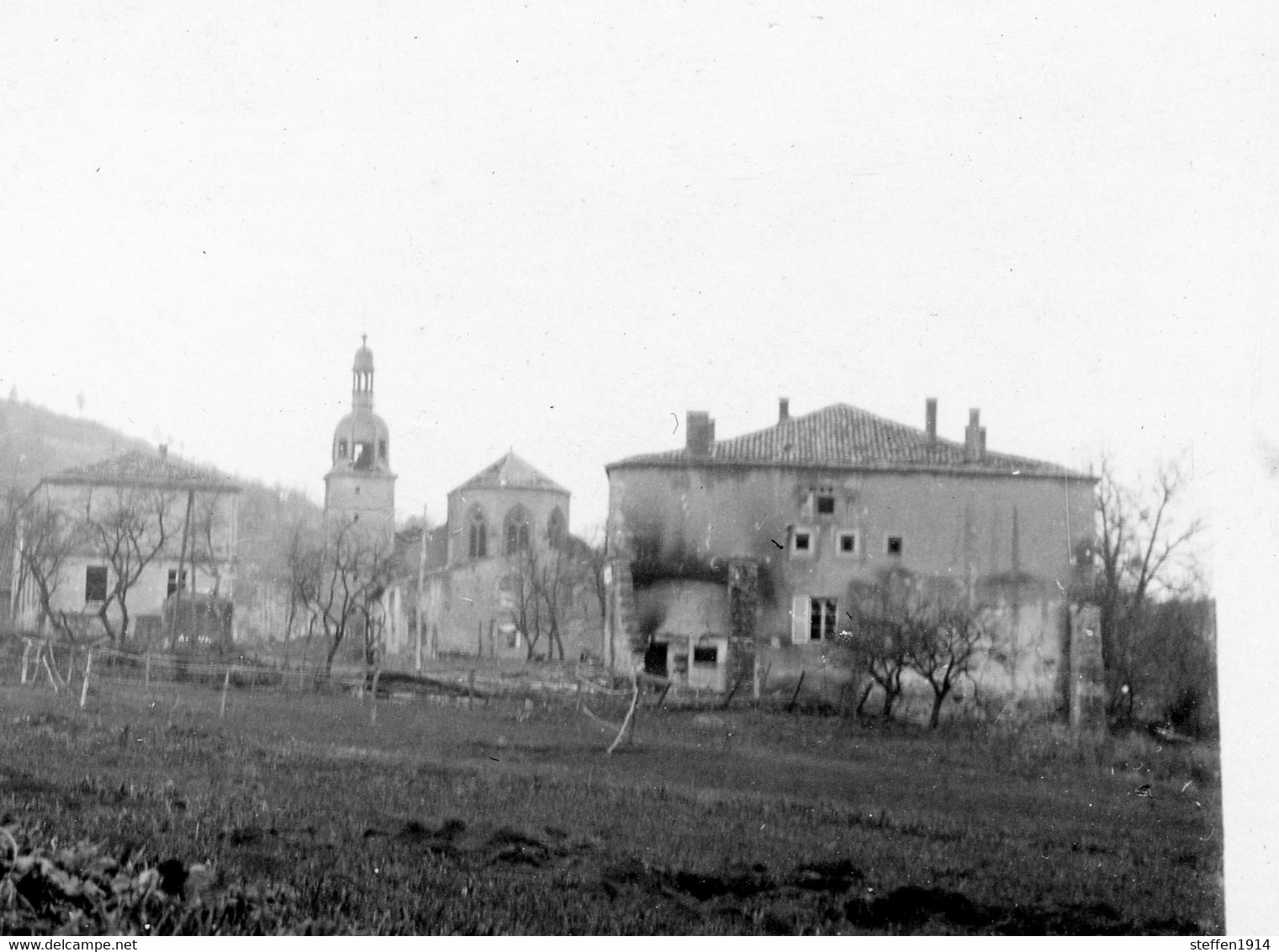 Allemande Photo / Frankreich Eglise Kirche /   14/18 - 1914-18