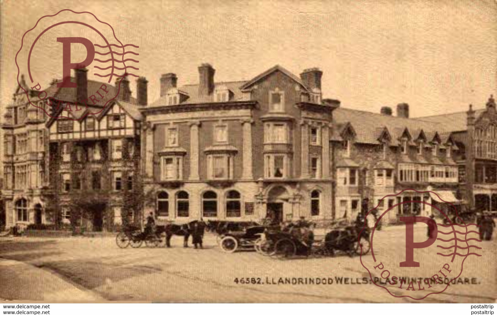 Llandrindod Wells Plas Winton Square  WALES  Reino Unido // U.K. - Radnorshire